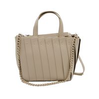 Bolso Tiras Superpuestas Beige Bolso Tiras Superpuestas Beige 1